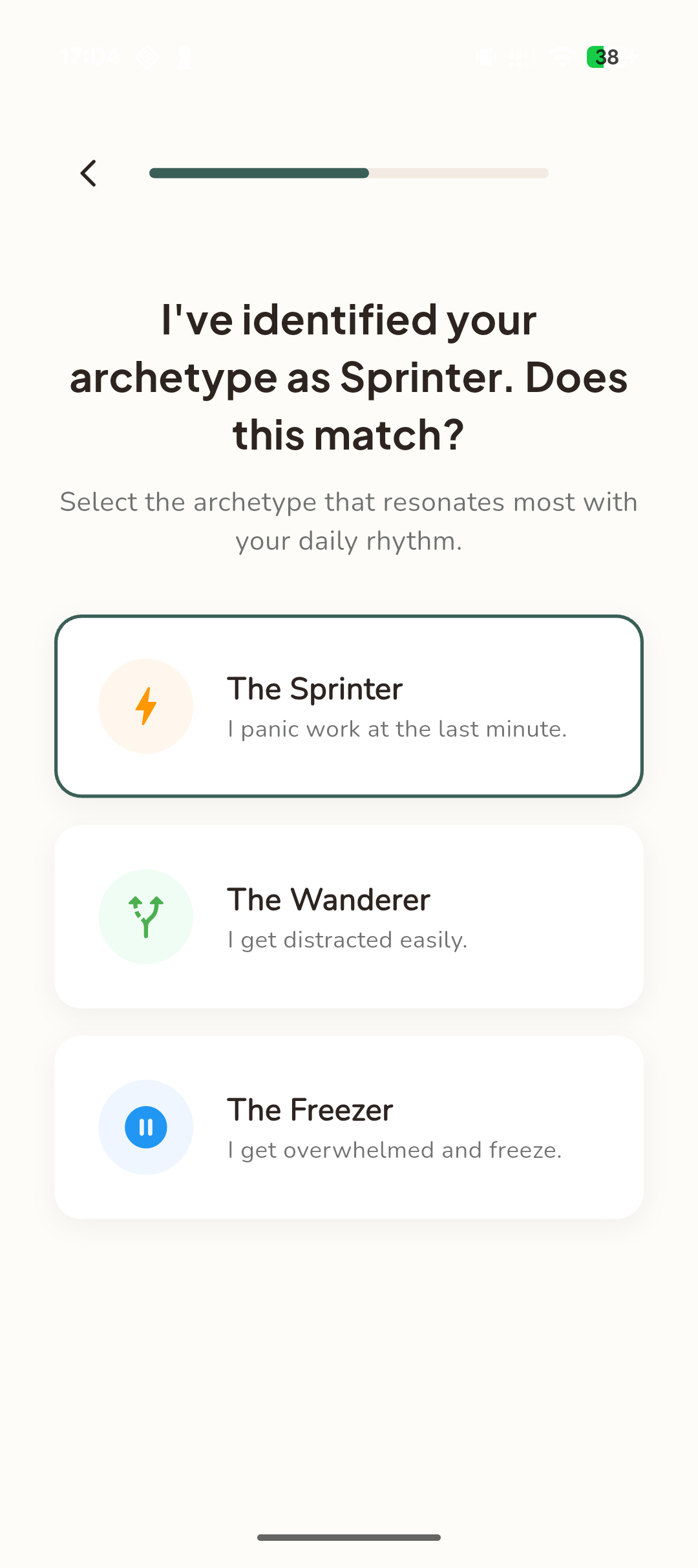 ADHD Archetype Selection